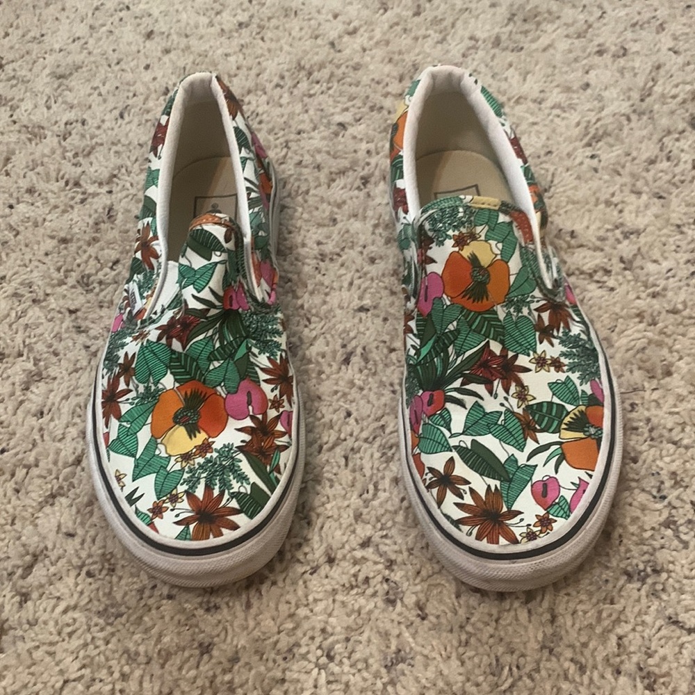 Floral vans